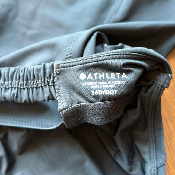 36D/DD Tall Sculpted Halter Swim Tankini in Black. Has underwire. NWOT - Picture 5 of 10